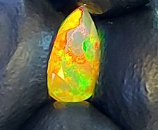 Ethiopian opal 1.75 ct faceted gemstone