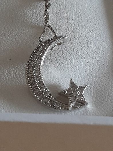 silver chain and pendant