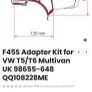 vw t5 t6 Fiamma awning brackets Image 5