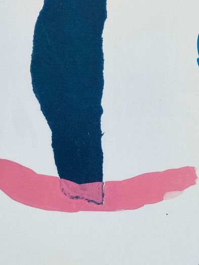3 Foot 1988  Joan Miro Woodcut