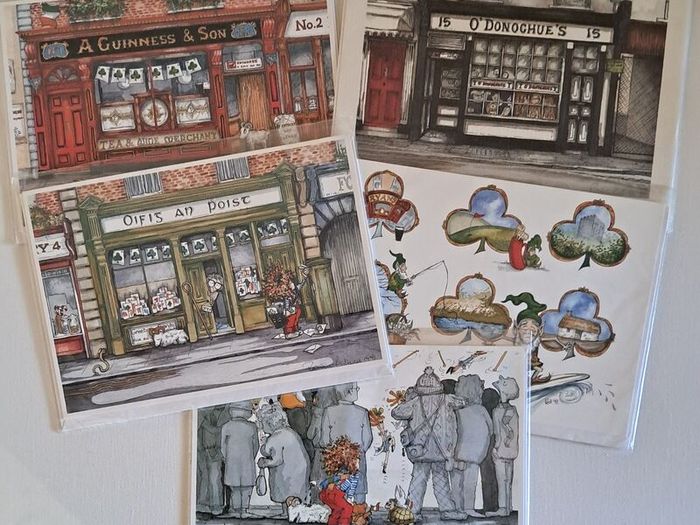 Roisin O' Shea Greetings Cards x 5