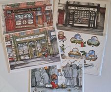Roisin O' Shea Greetings Cards x 5