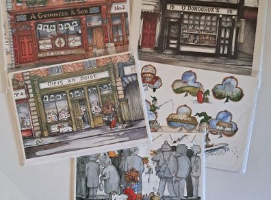 Roisin O' Shea Greetings Cards x 5
