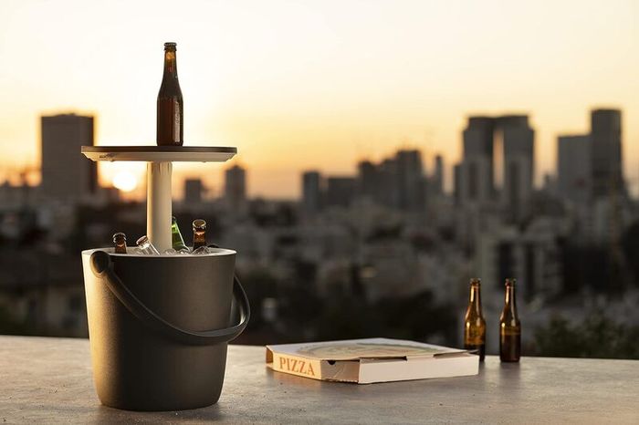 Keter Bar Table Drinks Cooler Anthracite Side Table Bistro Table Coolbar