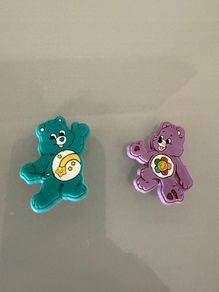 Pair of Care Bear  croc charms