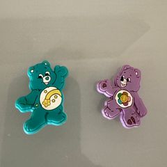 Pair of Care Bear  croc charms