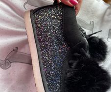 Girls glitter boots -as new