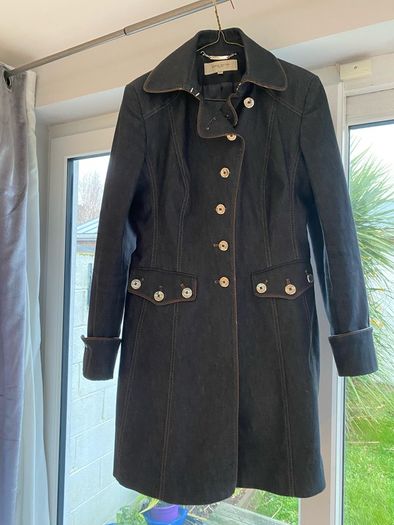 Karen Millen Denim Coat Size 14