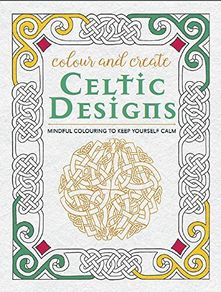 Celtic Designs Colouring Book & 24 Watercolour Pencils - New & Unused