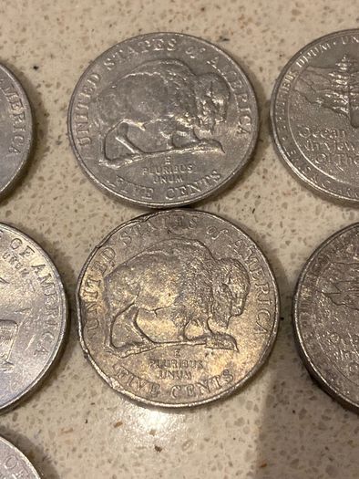 USA 5 cents commemorative lot of 32 coins