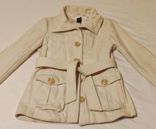 GAP Ivory  Cream Coat . Size S