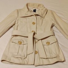 GAP Ivory  Cream Coat . Size S