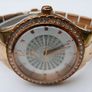 Modern Guess Goddess Rose Gold Plated Two-Tone Stainless Steel Quartz Ladies Watch Image 4