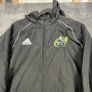 Adidas Munster Rugby Union Jacket Black Track Top Zip Mens Size L Image 3