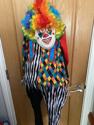 Clown costume aged 7-8 years