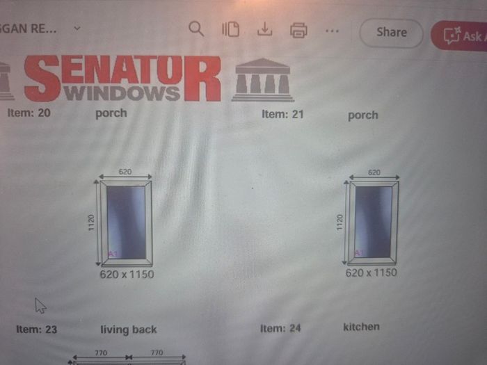 uPVC senator Triple glazed windows