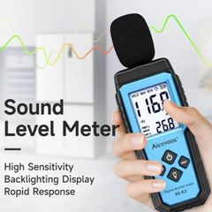 Digital Sound Meter Decibelimeter 30-130dB Measure Decibels Sound Level, new, unopened.