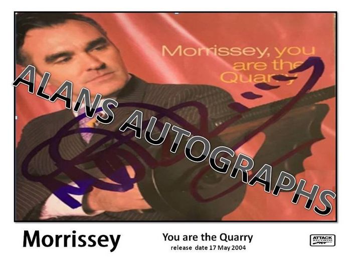 Morrissey Autograph