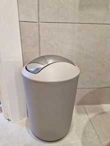 Bathroom Bin and Toothbrush Holder