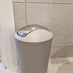 Bathroom Bin and Toothbrush Holder