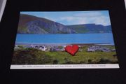Ireland Postcard : The Cliffs of Minaun , Keel Bay and Keel Village , Achill Island , Co. Mayo - 1960s