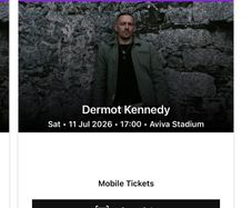 2x Dermot Kennedy tickets