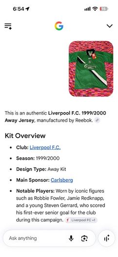 Liverpool 1999 2000 Brand New