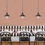 NEW SALE | Vintage Industrial Style Ceiling Pendant Lights,Set of 3 Black Metal Pendant Lights,Hanging Light Fixture for Kitchen Island,Farmhouse,Living Room,Bedroom Image 6