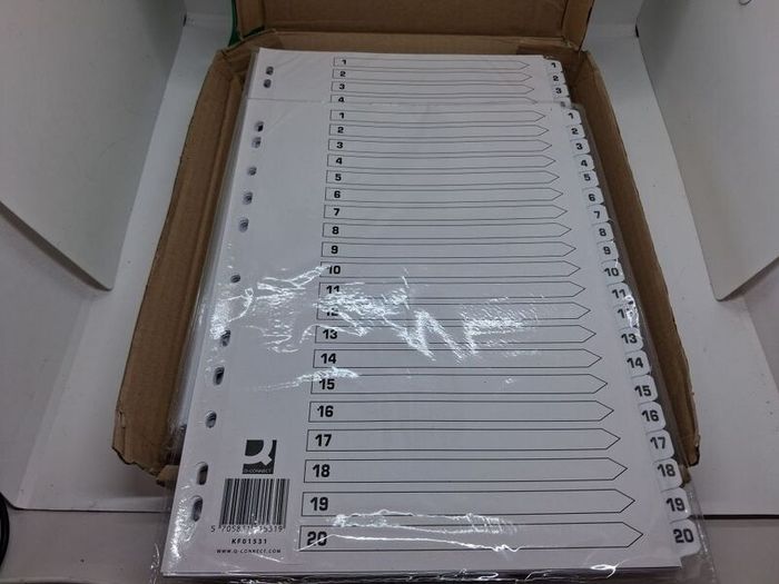 Postage - Lot of 15 Packs of 1-20 Index Cards A4 Size