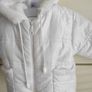 jacket baby 6-9 months like new , girl , warm jacket , white , Perfect condition Image 2