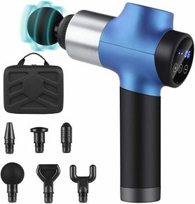 LCD Electric Massage Gun with 6 heads.