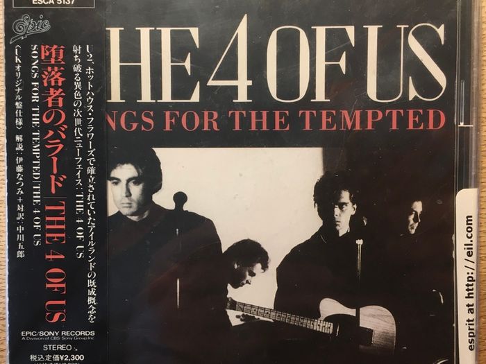 The 4 Of Us - Music for the Tempted - Original Japanese Edition with Obi Band (Unopened)