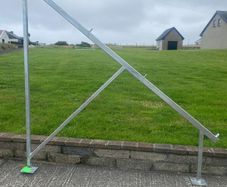 Solar panel frames