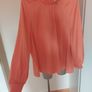 Brand new Gallery orange long sleeve blouse size UK18 EU46 Postage included Image 2