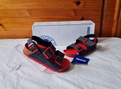 Birkingstock milano kinder desert soil black Size 8.5 eu 28 brand new boxed