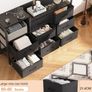 Black Chest of Drawers Bedroom, Contains 2 USB & 2 AC Ports Sockets Image 3