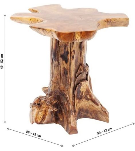 Rustic Design Side Table Tree Small Nature (FREE POSTAGE)