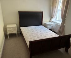 Double bed and mattress
