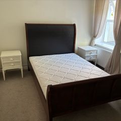 Double bed and mattress