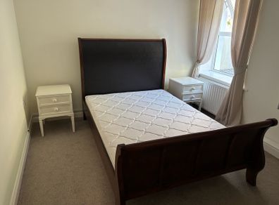 Double bed and mattress