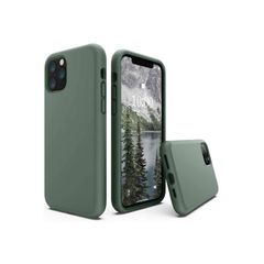 Liquid Silicone Case For iPhone 11 Pro Max Luxury Thin Soft Phone Cover New Green - FHT2IP11PMLK