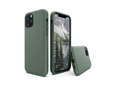 Liquid Silicone Case For iPhone 11 Pro Max Luxury Thin Soft Phone Cover New Green - FHT2IP11PMLK
