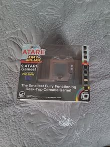 New Atari 2600 Tiny Arcade 10 Games on the Smallest Desk Top Console