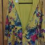 Mustard floral mini dress (free postage) Image 7