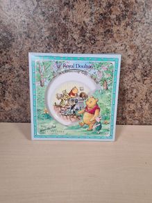 Royal Doulton Disney Winnie The Poo Collection Plate Baby Christening Gift Brand New