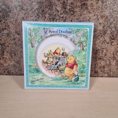 Royal Doulton Disney Winnie The Poo Collection Plate Baby Christening Gift Brand New