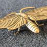3 brass Insects, Solid brass. Image 8