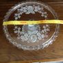 Stunning Vintage West German Walther Glass Cake Stand Image 6
