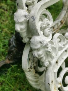 Heavy Cast Iron Garden Bench Ends