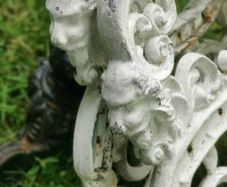 Heavy Cast Iron Garden Bench Ends